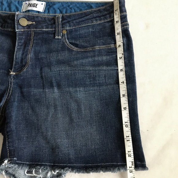 PAIGE Jimmy Jimmy Short Candace Blue Jean Shorts Women's SIze 29‎ - Picture 6 of 8